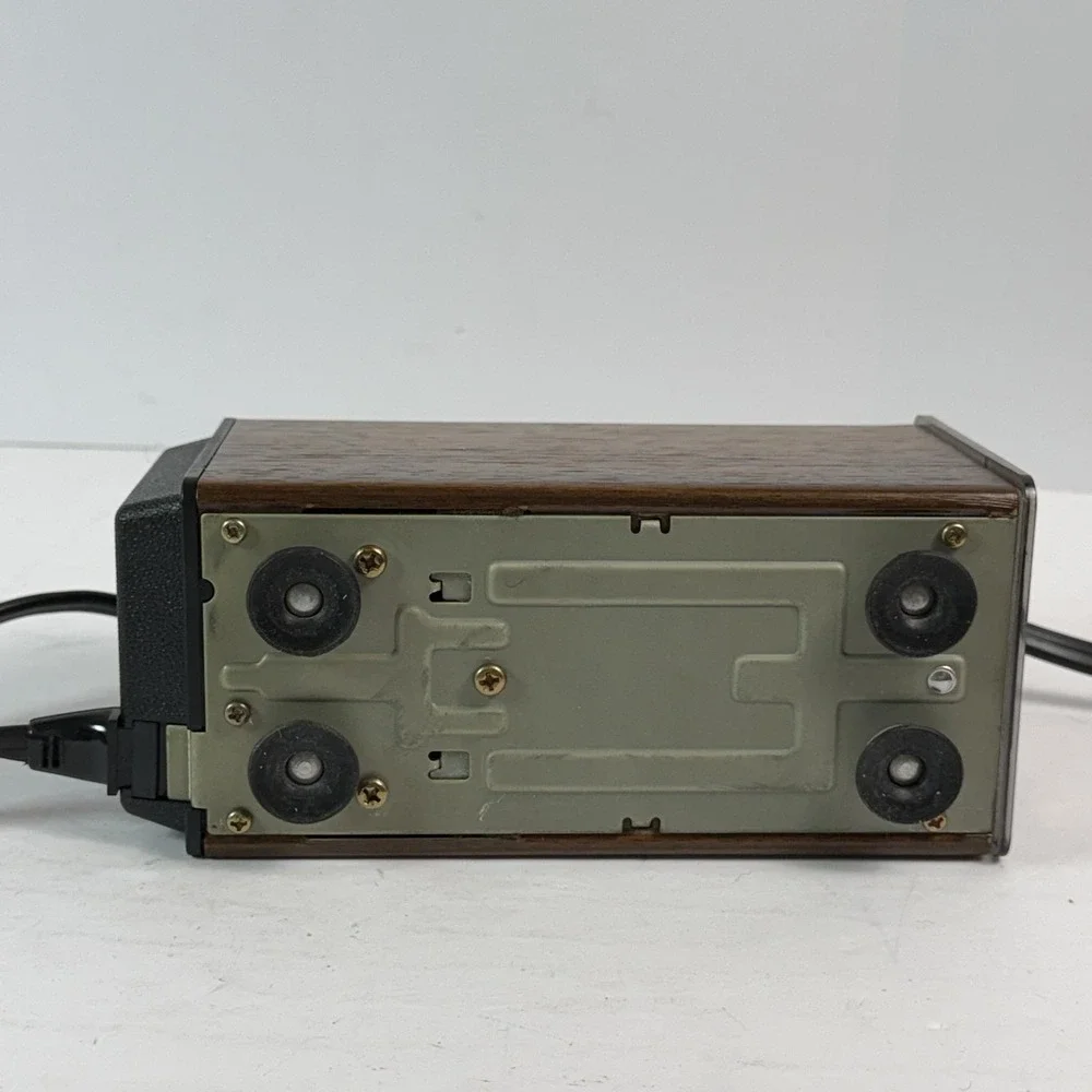 Vintage Panasonic Electric Pencil Sharpener Auto Stop Woodgrain KP-77 Japan